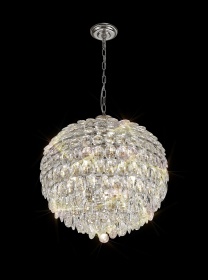 IL32802  Coniston Pendant 9 Light (20kg) Polished Chrome